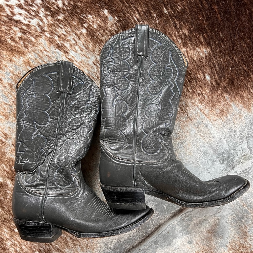 Tony Lama Grey Boots